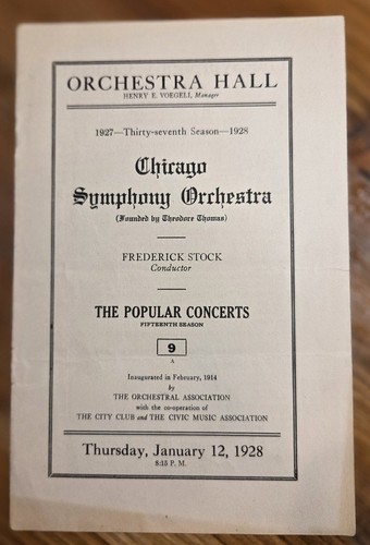 January 1928 chicago - january,
