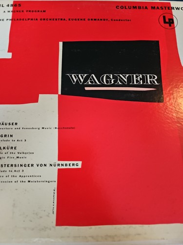 Columbia masterworks wagner - columbia, a