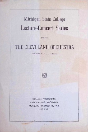 1952 cleveland orchestra szell - 1952,
