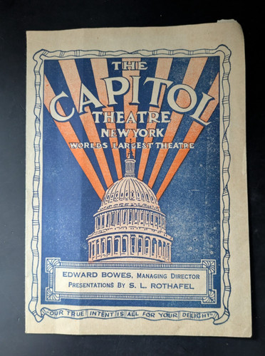 1925 capitol theatre new york - capitol,