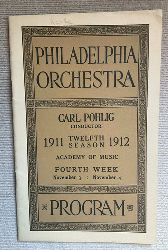 1911 philadelphia orchestra - 1911,