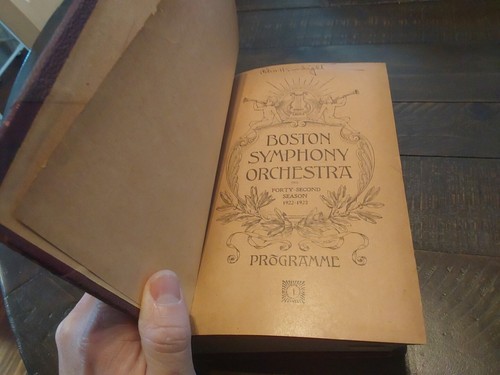1922 1923 boston symphony - boston,