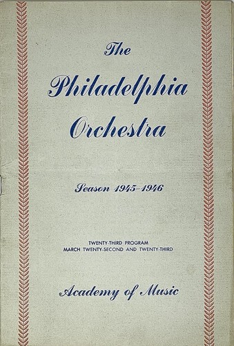 Philadelphia orchestra 1945 - orchestra,