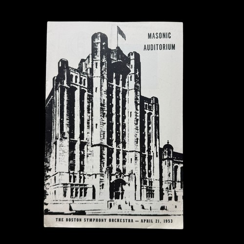 1953 boston symphony orchestra - boston,