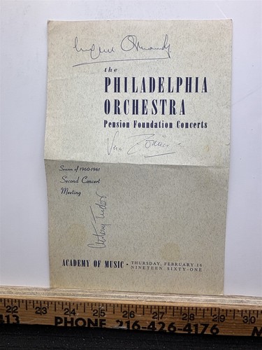 1961 philadelphia orchestra - philadelphia,