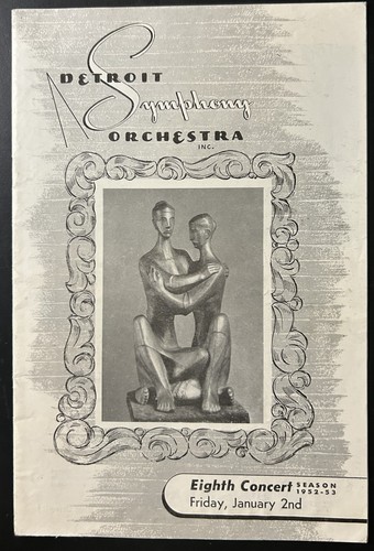 1953 detroit symphony - detroit,