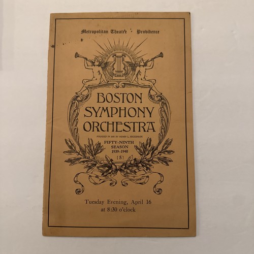1940 boston symphony - boston,