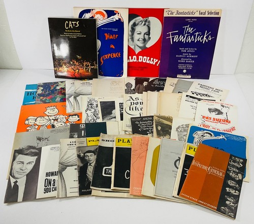 Souvenir program playbills - 40+,
